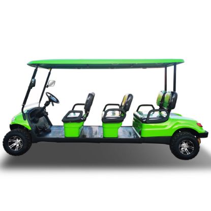 Picture of Hot Manufacturer Price Lifted 6 Passenger Hunting Transport Utility Golf Cart Lifted 6 Seats Off-road Community Electric Vehicle